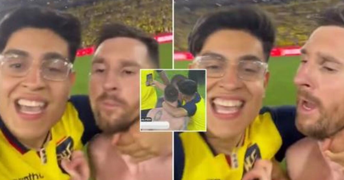 Fan-Forcibly-Grabs-Lionel-Messi-By-Neck